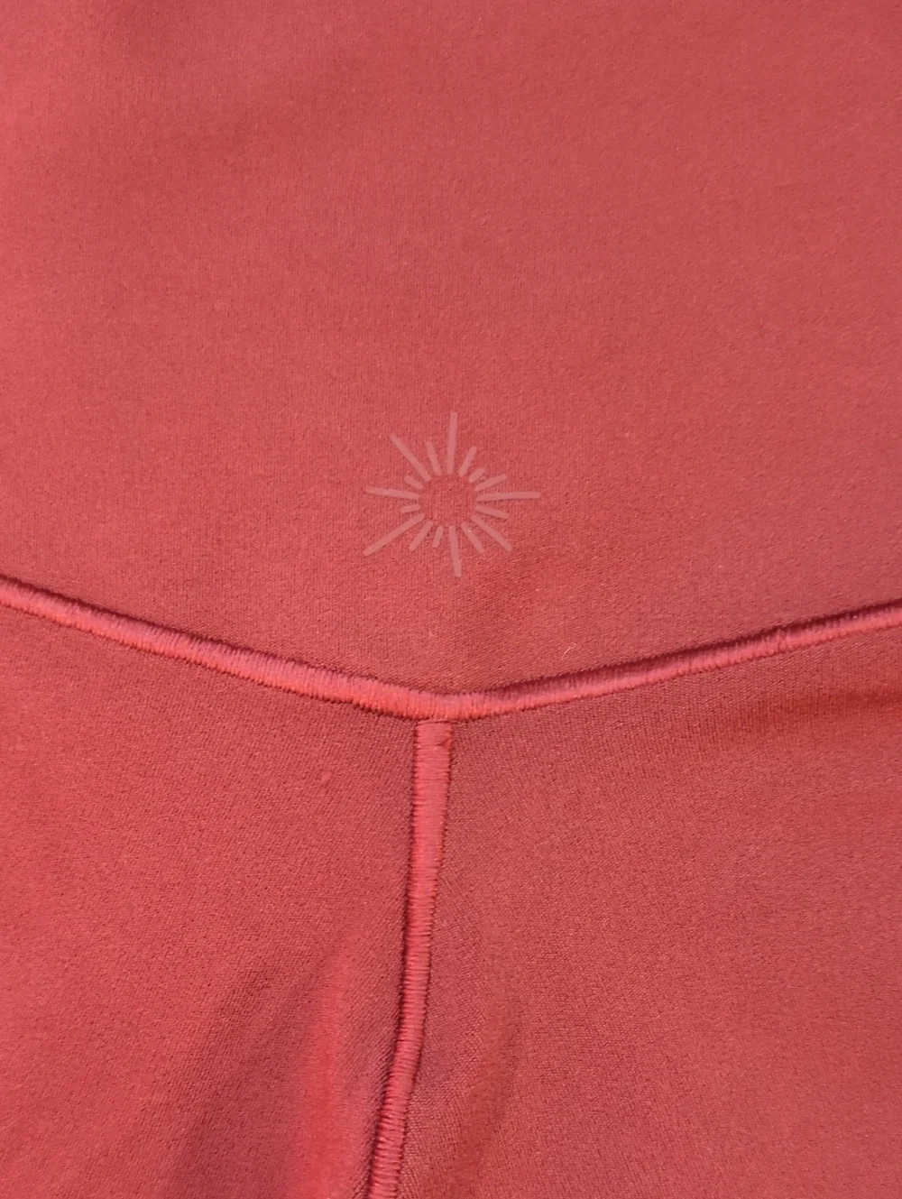 Offline by aerie Real Me Bike Shorts in Raisin Red, 3